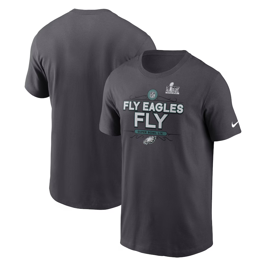 Men NFL Philadelphia Eagles grey 2025  T shirts style 7